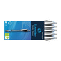 Schneider Slider Rave Xb Ballpoint Pen, Retractable, Extra-Bold 1.4 Mm, Black Ink, Black/Light Blue Barrel