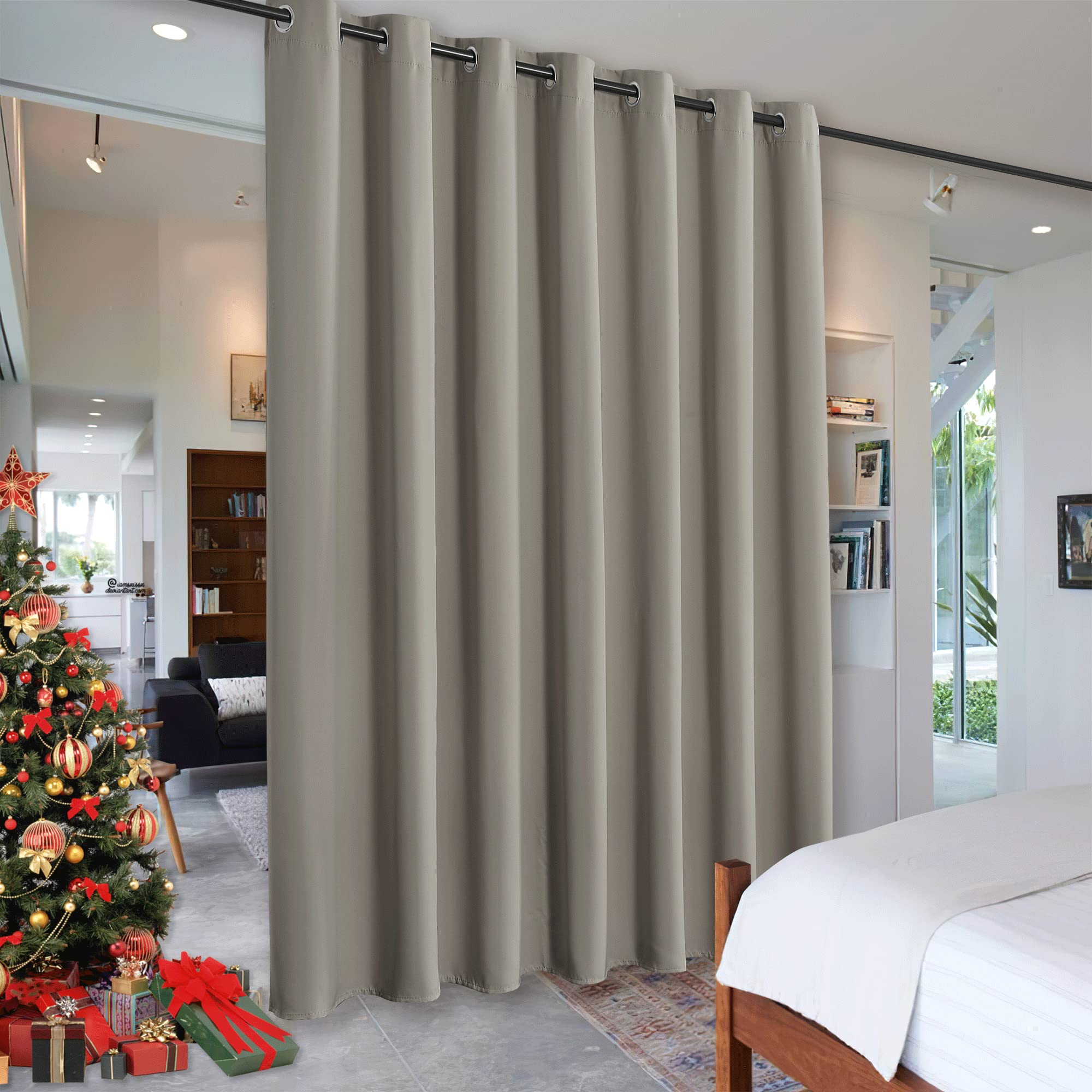 Ryb Home Privacy Room Divider Curtains For Office Bedroom Separation Sound Proof Blanket For Doorway Patio Sliding Glass Door La