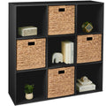 Best Choice Products 9-Cube Storage Organizer, 13.5in Shelf Opening, Bookcase, Display Shelf, Customizable w/ 3 Removable Back P