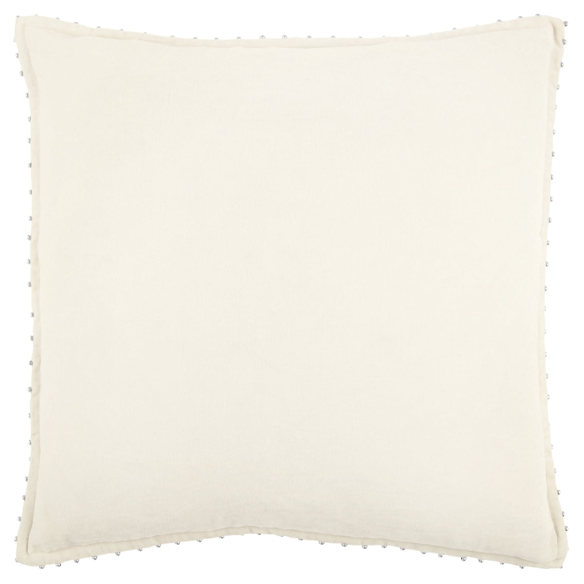 Rizzy Home | T13198 | 22&quot;x22&quot; White/Neutral/ Solid Decorative Pillow | Poly Fill