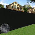 Sunnyglade 6 Feet X 50 Feet Privacy Screen Fence Heavy Duty Fencing Mesh Shade Net Cover For Wall Garden Yard Backyard (6 Ft X 50 Ft, Black)