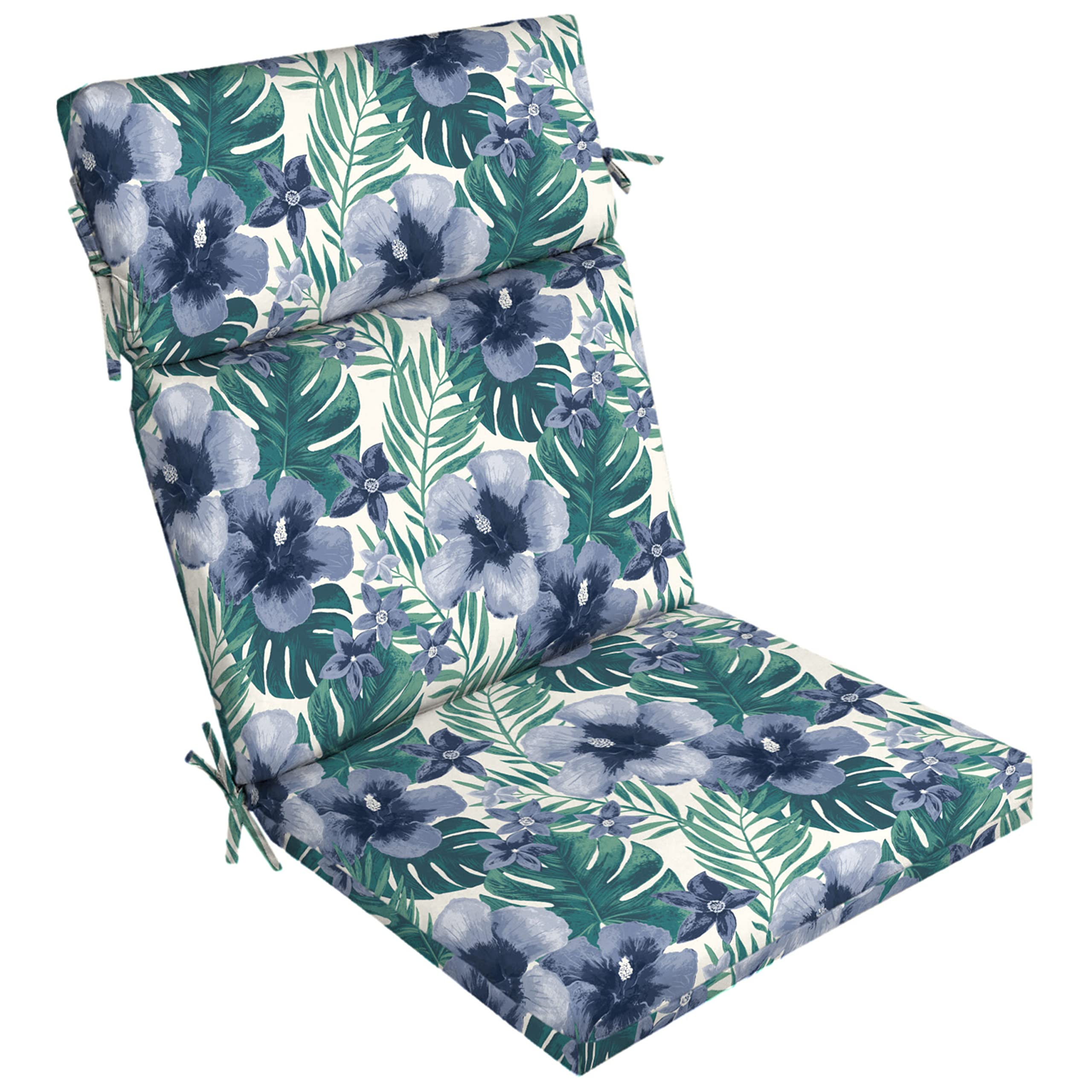 Arden Outdoor Chair Cushion, 21 X 20, Rain-Proof, Fade Resistant 20 X 21, Salome Tropical