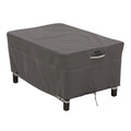Classic Accessories Ravenna Water-Resistant 38 Inch Rectangular Patio Ottoman/Table Cover, Outdoor Table Cover