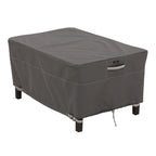 Classic Accessories Ravenna Water-Resistant 38 Inch Rectangular Patio Ottoman/Table Cover, Outdoor Table Cover