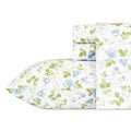 Laura Ashley - King Sheet Set, Soft Sateen Cotton Bedding Set - Sleek, Smooth, & Breathable Home Decor (Spring Bloom Wildflower,
