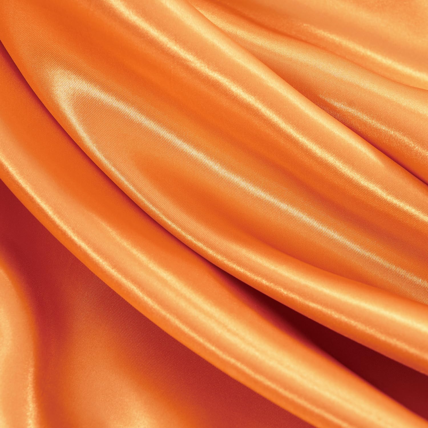Golal Satin Sheets Queen Size - 4 Pieces Luxury Silky Soft Bed Sheets, Wrinkle-Free Burnt Orange Satin Silk Sheet Set With 1 Dee