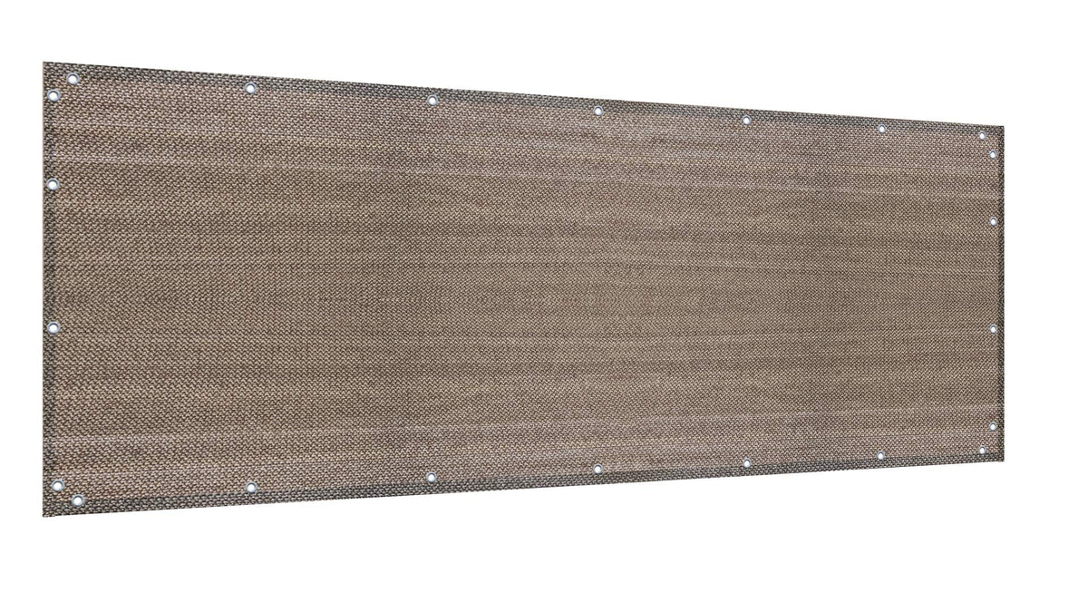 Elegant Privacy Screen For Backyard Fence, Pool, Deck, Patio, Balcony And Outdoor Paneling - Include Zip Ties (3 X 10 Ft, Walnut