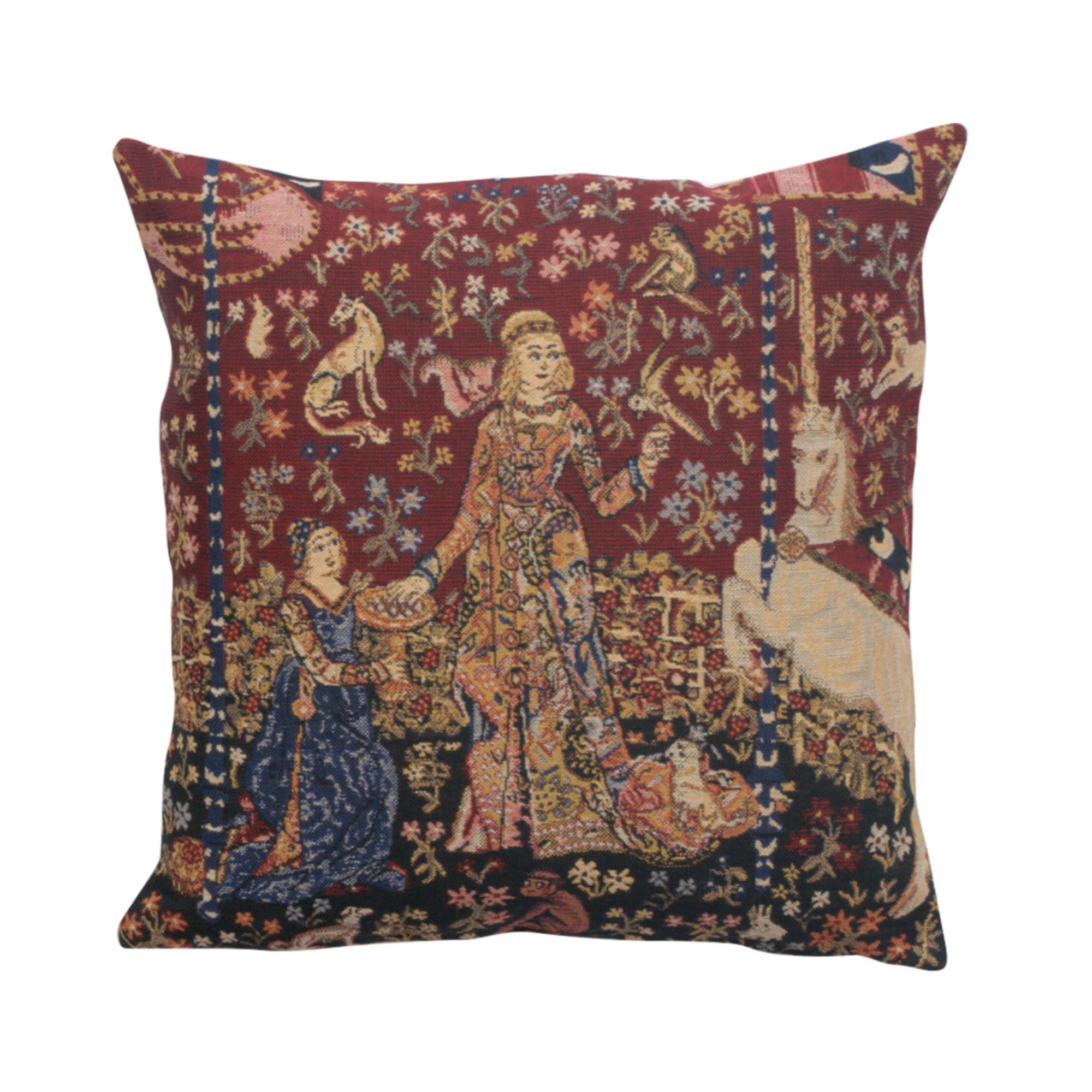 Charlotte Home Furnishings Couch Pillow Covers For Living Room 16X16 In Boho Throw Pillow Cover For Bedroom Decor Belgian Mediev