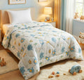 Vas Collections 180 Gsm Microfiber Reversible Ac Comforter | Kids Printed Winter Quilt/Duvet For Single Bed | Soft Warm Cozy Bla