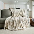 Graced Soft Luxuries Oversized Throw Blanket Home Decor Warm Elegant Softest Cozy Faux Fur Decorative, Comfy, Cozy, Warm Blanket
