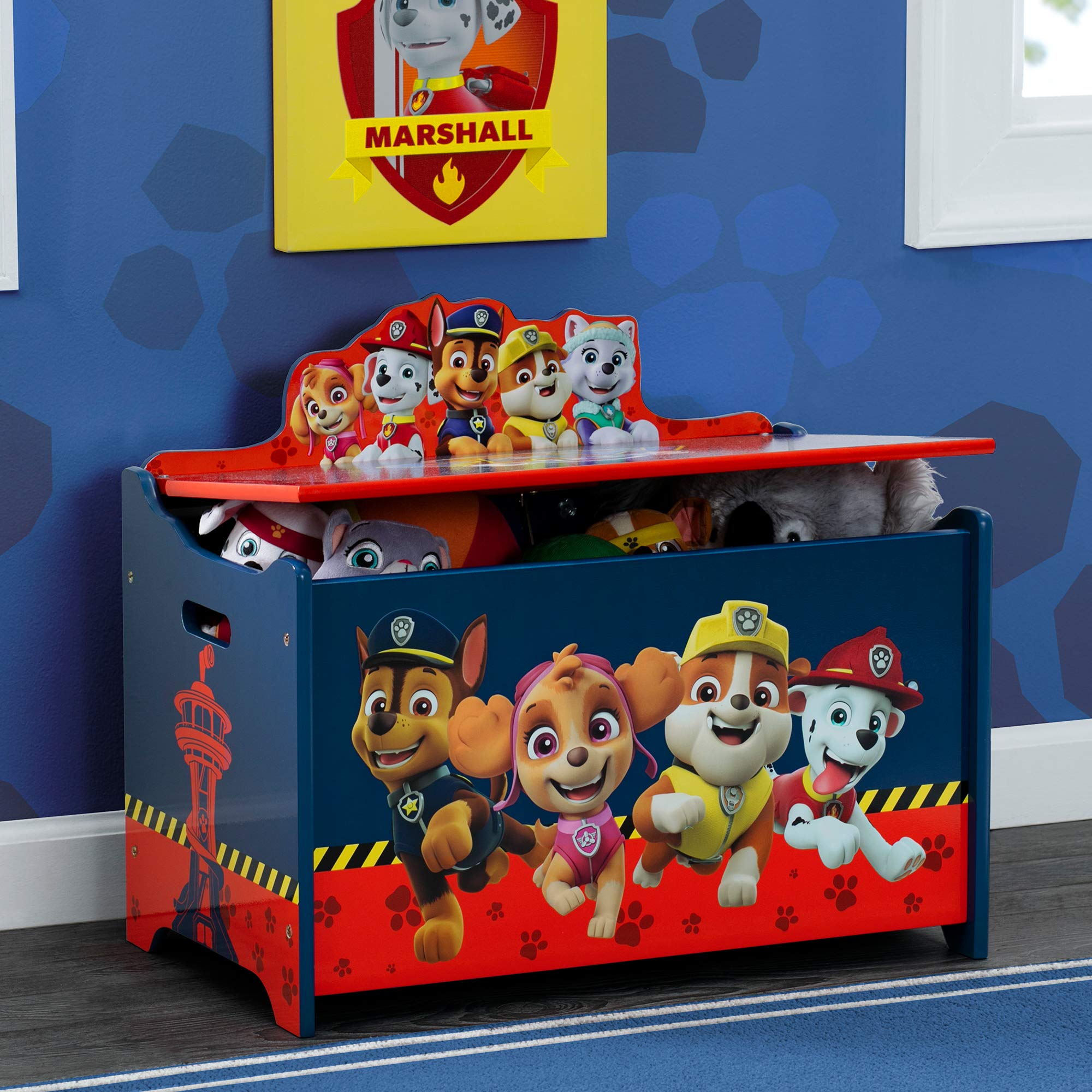 Delta Children Deluxe Toy Box, Paw Patrol
