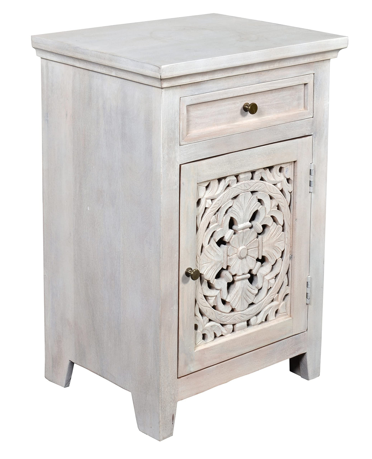 AFD Home Carved Lace Harlow Side Cabinet