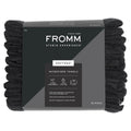 Fromm Softees Microfiber Salon Hair Towels for Hairstylists, Barbers, Spa, Gym in Black, 16' by 29', 10 count Perfect Hair Car