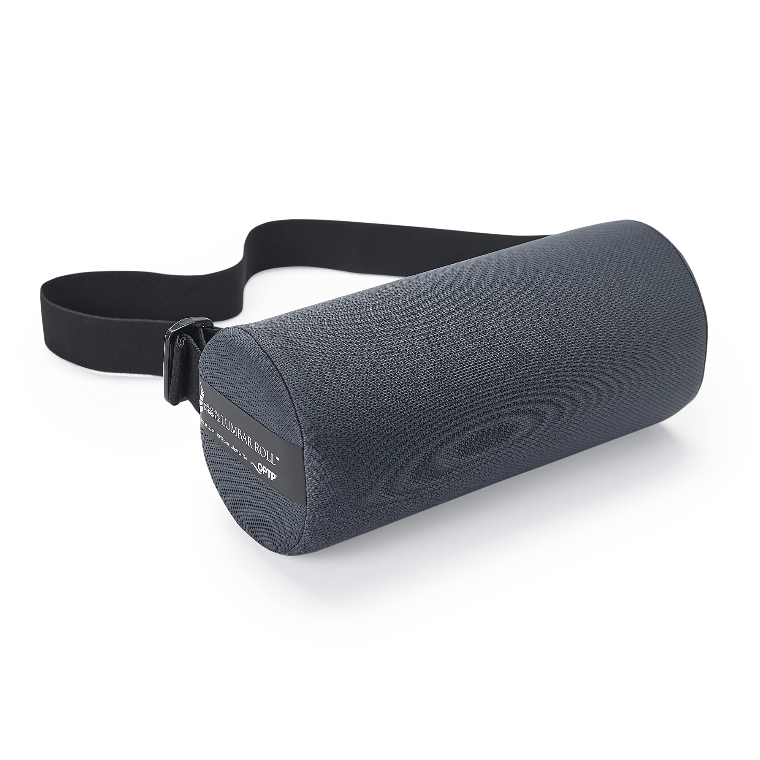 Optp The Original Mckenzie Lumbar Roll Standard Density - Usa-Made Low Back Lumbar Support For Office Chairs, Car Seats And Trav