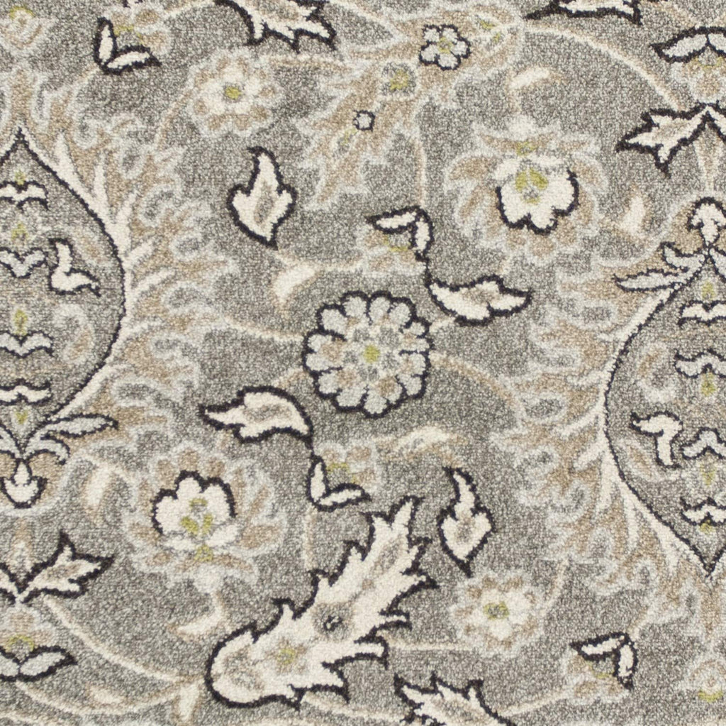 HomeRoots Decor 23' x 45' UV-Treated Polypropelene Grey Area Rug