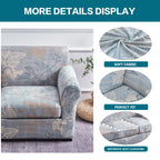 Krfoonn 2 Piece Chair Covers Printed Sofa Covers Couch Covers Washable Armchair Sofa Couch Slipcover Furniture Protector With El