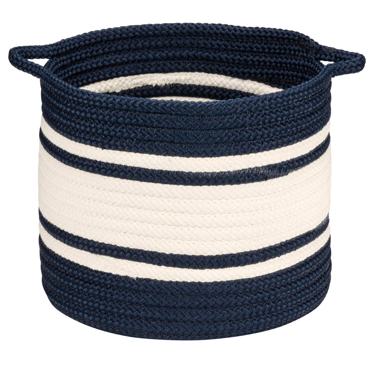 Colonial Mills Outland Basket, 20&quot;X20&quot;X18&quot;, Navy