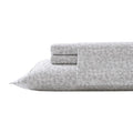 Tommy Bahama- Queen Sheet Set, Cotton Percale Bedding Set, Crisp & Cool, Stylish Bedding Set (Koya Bay Grey, Queen)