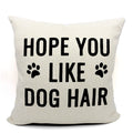 Mancheng-Zi Dog Throw Pillow,Funny Dog Decor Pillow Covers 18X18,Paw Print Pillow,Dog Room Decor,Dog Decorations For The Home,Do