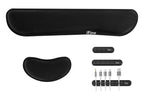 Ifine Upgrade Enlarged Smooth Fabric Memory Foam Keyboard Mouse Wrist Rest Pad Cushion Support For Computer Laptop Mac Office Or