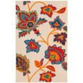 Nourison Aloha Indoor-Outdoor Multicolor 2'8' X 4' Area Rug, Easy Cleaning, Non Shedding, Bed Room, Living Room, Dining Room, B