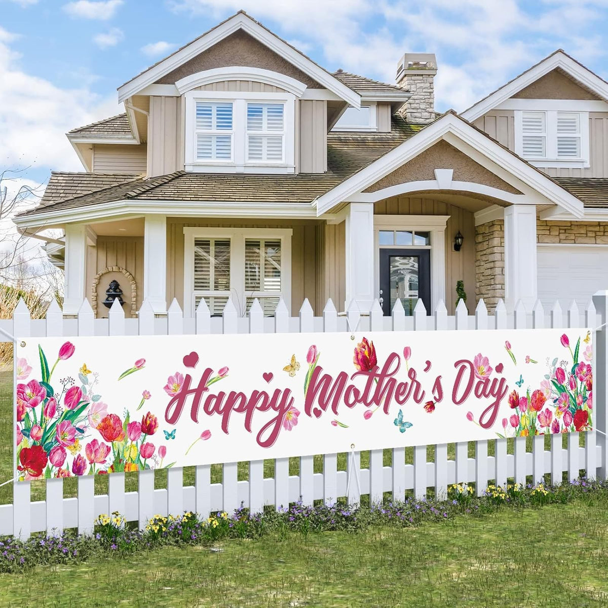 Womens Day Gifts, Mothers Day Decorations Banner, Birthday Gift for Mom, Happy Womens Day Banner Decor for Family Celebrations
