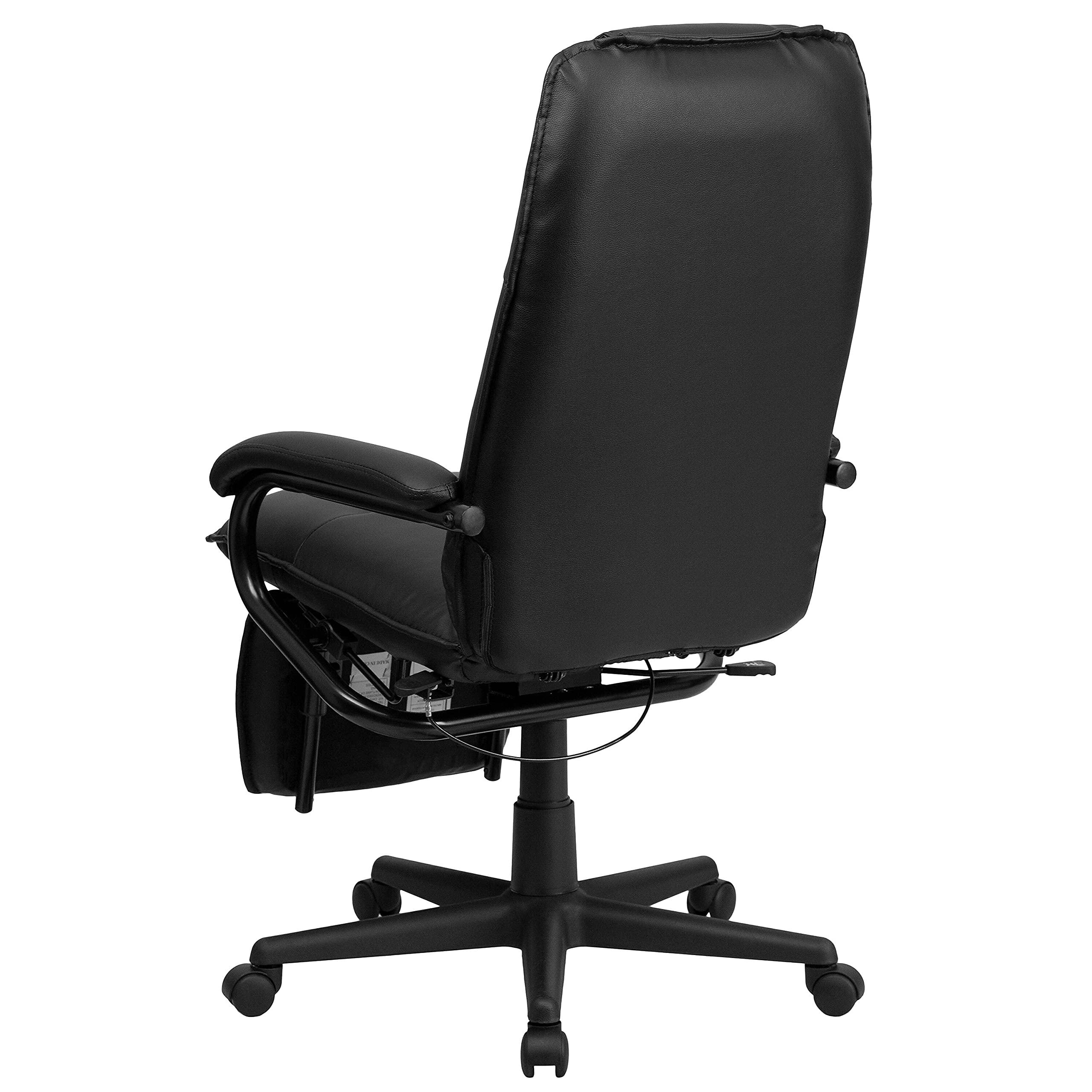 Flash Furniture High Back Black Leather Executive Reclining Office Chair