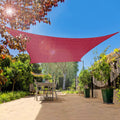 Infrange 9' X 20' Rectangle Sun Shade Sails Canopy Uv Block For Patio Deck Pergola Yard Lawn Outdoor Activities (Red)