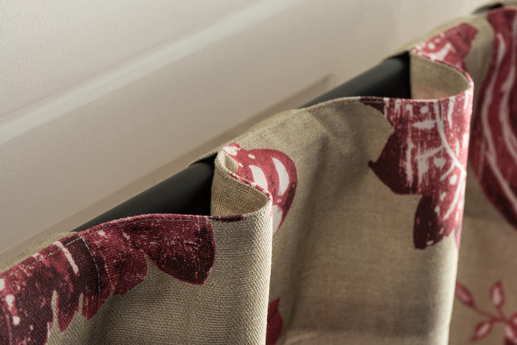 Maison D' Hermine Curtains 100% Cotton Single Panel Curtain 50 Inch X 84 Inch Easy Hanging With A Rod Pocket & Loop For Bathroom