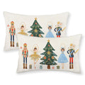 Christmas Pillow Covers 12X20 Inch Set Of 2 Christmas Decor Nutcracker Pillowcase Christmas Decorations Outdoor Throw Pillows Fa