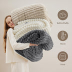 Bedsure Sherpa Blanket Queen Size For Bed - Super Soft Cozy Blanket Gift, Fleece Thick Warm Blanket For Winter, Dark Grey, 90X90
