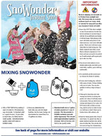 Instant Snow Powder For Slime 4 Pack Let It Snow (2) And Snowonder (2) Made In The Usa - Artificial Snow Mix Fake Snow Holiday D