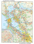 San Francisco, California Wall Map - 11.5' X 14.5' Paper
