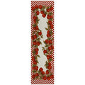 Dalyn Rugs Kendall Ke9 Red 2'3" X 7'6" Indoor Outdoor Runner Rug, Easy Clean, Machine Washable, Non Shedding, Hallway, Entry, Kitchen, Patio Rug Rug