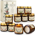 10 Pack Candles for Home Scented Aromatherapy Candles Gifts Set for Women, Natural Soy Wax Amber Candles Set, Birthday, Mothers