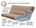 Kodiak Futons Full Size Futon in Butternut Finish