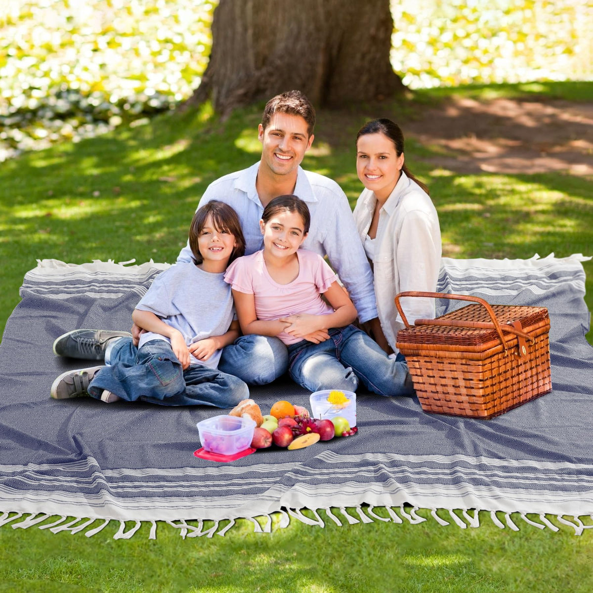 Large Camping Blanket Throw Blanket Car Essentials Lightweight Compact Roadtrip Gadgets Motorhome Rv Accessories Glamping Tent G