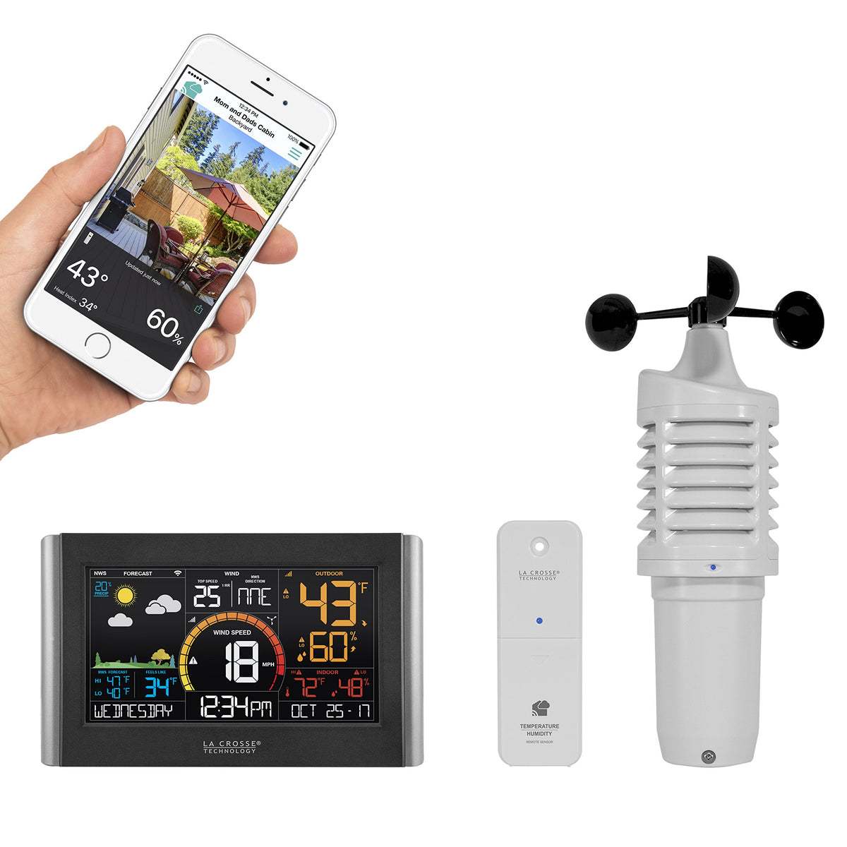 La Crosse Technology V21-Wth Wireless Wi-Fi Weather Station