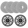 Mop Bracket Kit Compatible with Roborock Saros 10R, Saros Z70 Robot Vacuum