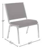 Flash Furniture Bariatric Chairs, 1 Pack, Black Fabric