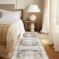 Coarir Washable Runner Rug 2x8, Boho Runners for Hallways with Rubber Backing, Non-Slip Runner Rugs, Vintage Soft Carpet Runner 