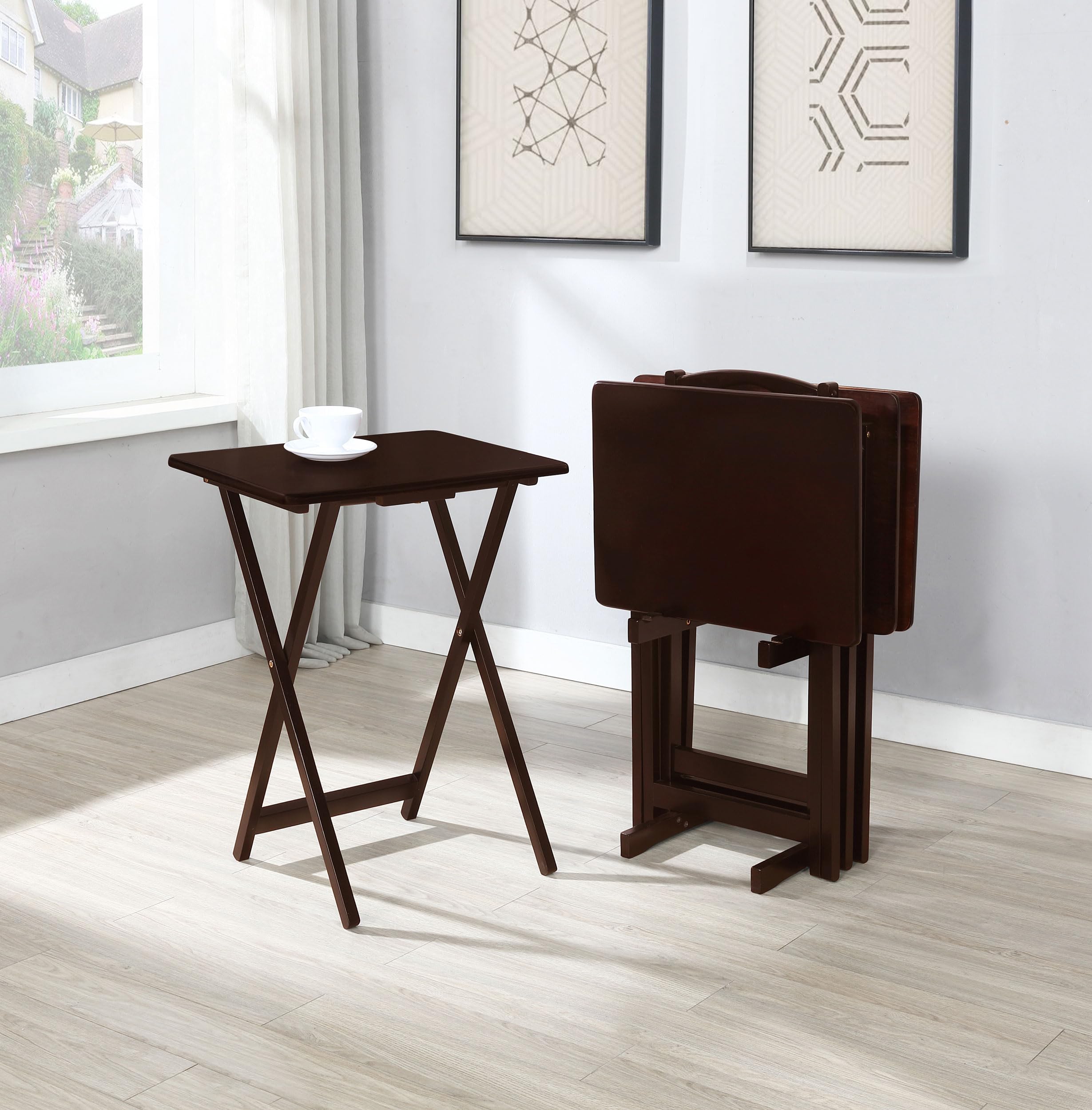 Coaster Donna TV Tray Table Set