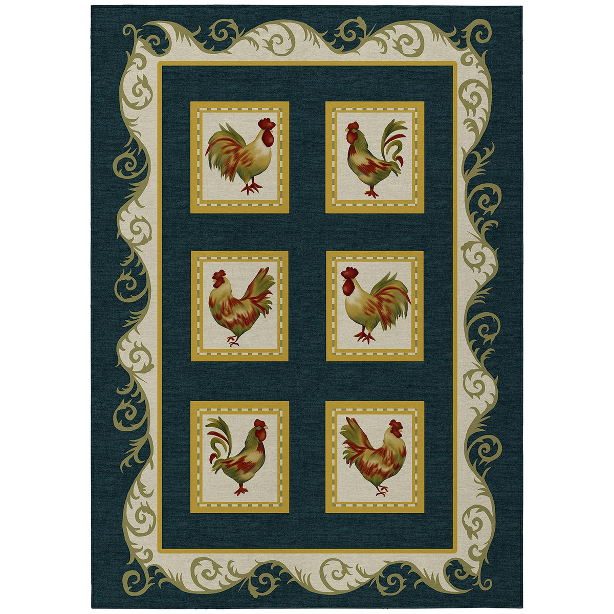 Dalyn Rugs Kendall Ke4 Black 8' X 10' Indoor Outdoor Area Rug, Easy Clean, Machine Washable, Non Shedding, Bedroom, Living Room, Dining Room, Kitchen, Patio Rug
