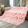 HSEEC Blankets & Throws King Size Warm Blanket Pink Soft Fleece Throw Blankets for Bed 108x90 Inches