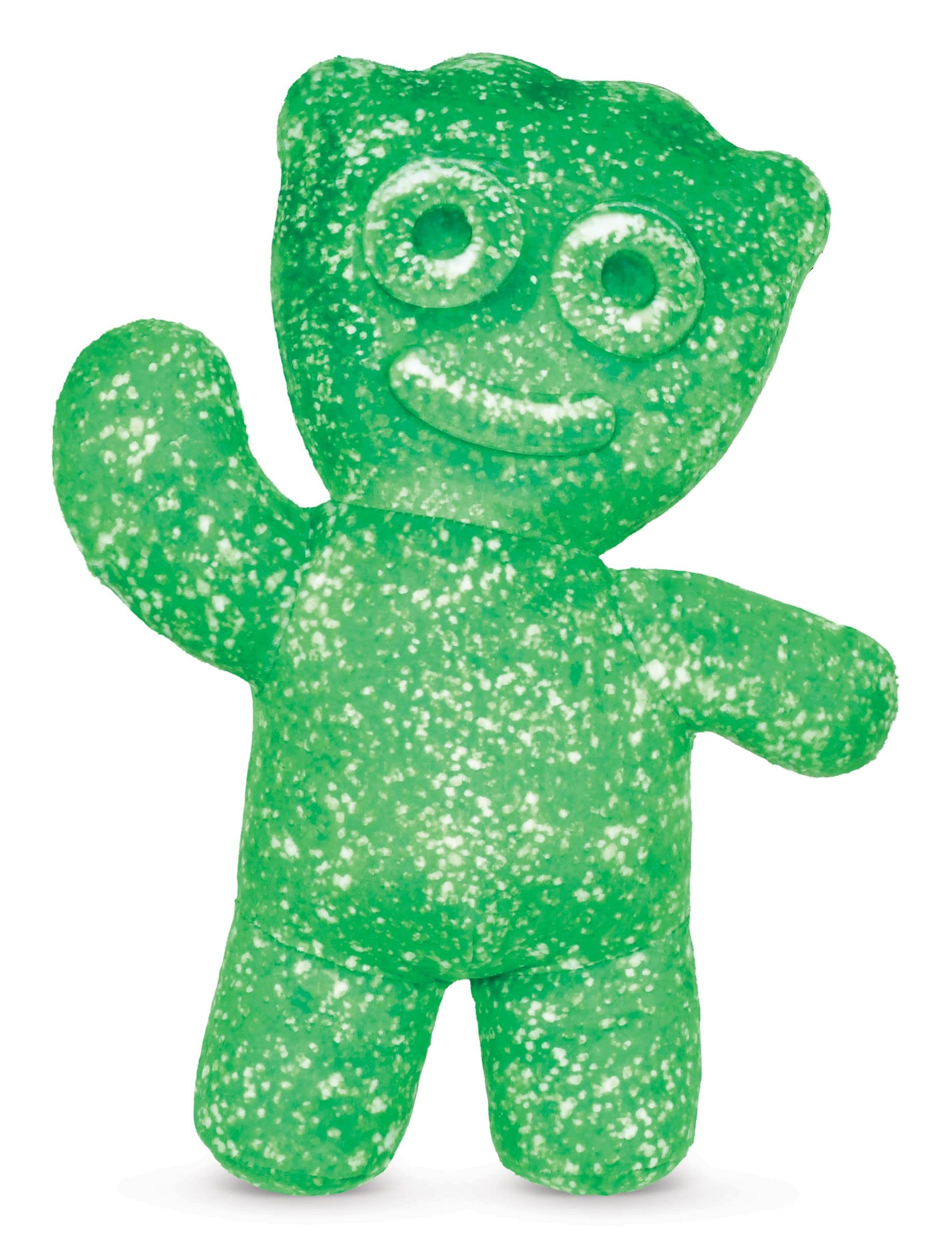Iscream Sour Patch Kids Embossed 16.75' X 12' Candy Character Shaped Pillow, Green