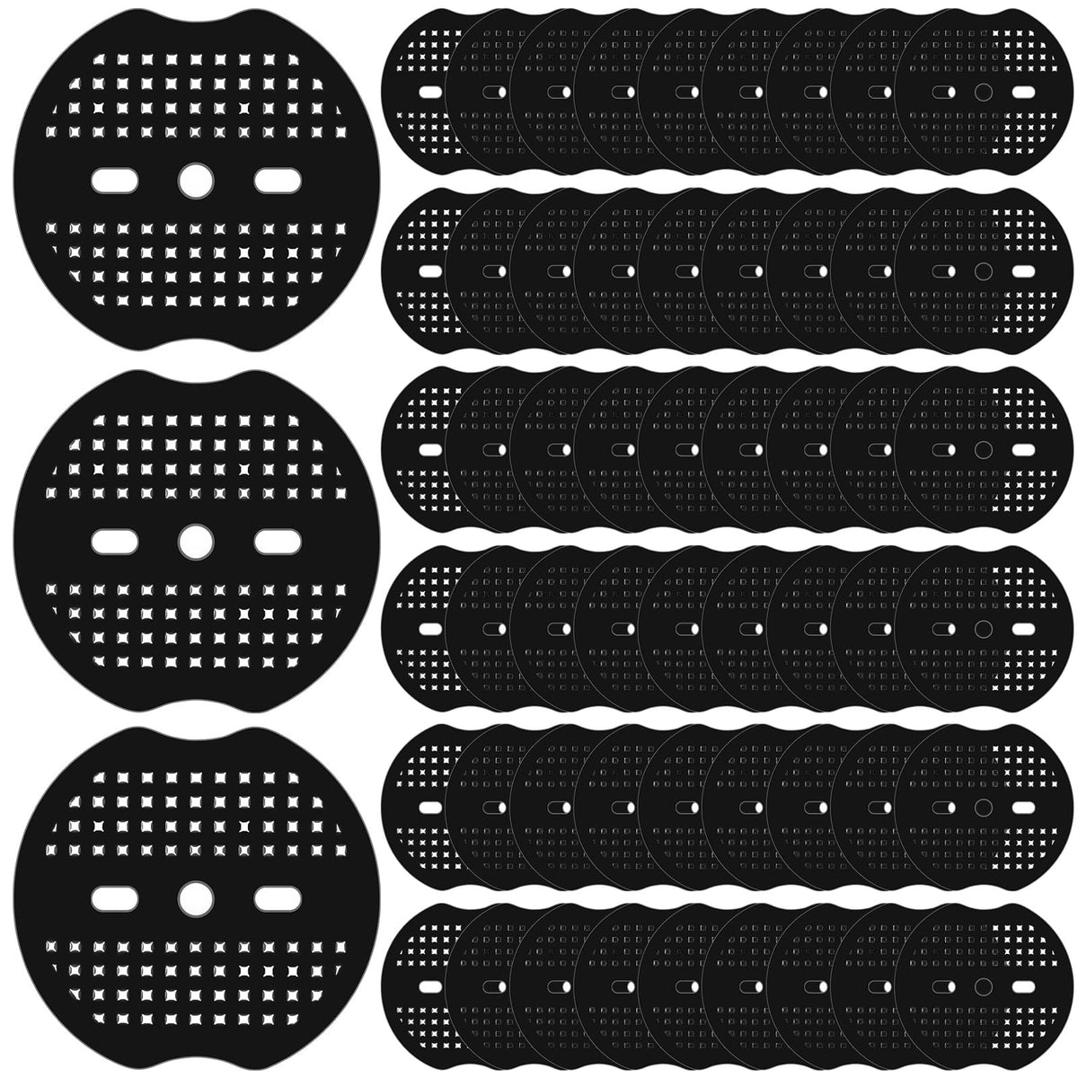 Gisafai 500 Pcs Landscape Staple Gasket Landscape Staples Washer Landscape Gasket Garden Stakes Gasket Landscape Stakes Pad Gask