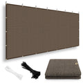 Love Story 6X8 Ft Sun Shade Cloth With Grommets Pergola Shade Cover 95% Uv Protection For Patio Outdoor, Brown