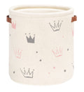 SAFAVIEH Baby Collection Princess Beige Cotton Nursery Storage Basket with Handles (Fully Assembled)