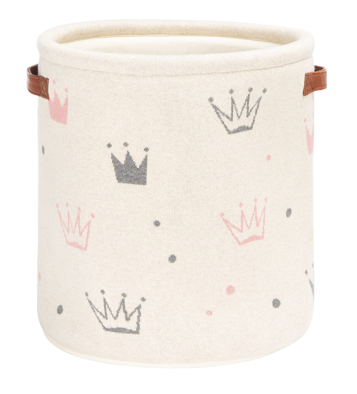 SAFAVIEH Baby Collection Princess Beige Cotton Nursery Storage Basket with Handles (Fully Assembled)