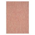 SAFAVIEH Courtyard Collection Area Rug - 6'7'' Square, Red & Beige, Non-Shedding & Easy Care, Indoor/Outdoor & Washable-Ideal fo